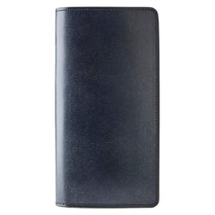 ACV-W01S UK BRIDLE LEATHER LONG WALLET - DARK BLUE - May club