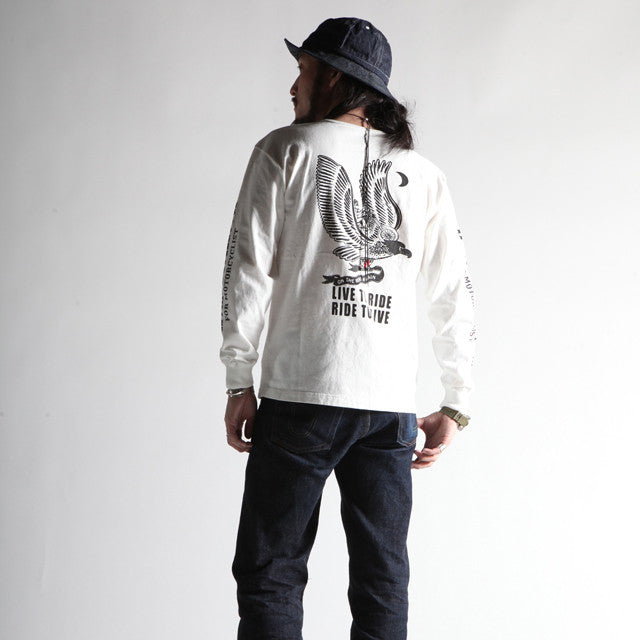 May club -【WESTRIDE】"LIVE TO RIDE" LONG SLEEVES TEE - OFF