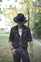 LEONARD WESTERN SHIRTS - BLACK - May club