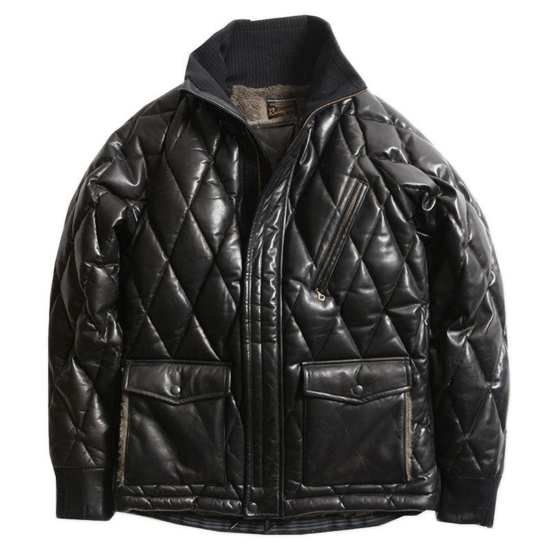 ALL NEW RACING DOWN JKT2 RELAX FIT with WIND GUARD - HORSEHIDE - May club