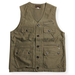 FORT MORGAN VEST - OLIVE - May club