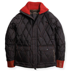 ALL NEW RACING DOWN JKT2 RELAX FIT with WIND GUARD - PLD BLK/RED - May club