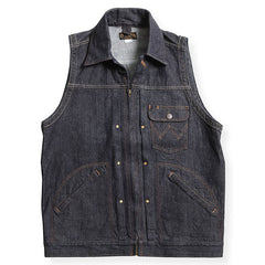 May club -【WESTRIDE】BULLSHIT VEST - BLUE