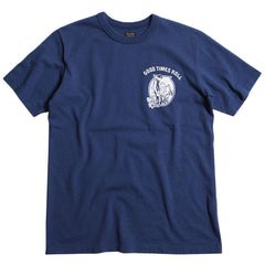 May club -【WESTRIDE】"GOOD TIMES ROLL" TEE - FADE NAVY