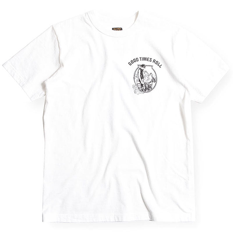 May club -【WESTRIDE】"GOOD TIMES ROLL" TEE - WHITE