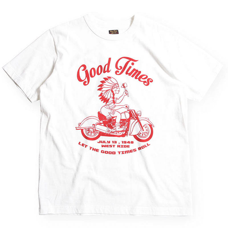 May club -【WESTRIDE】"GOOD TIMES" TEE - WHITE
