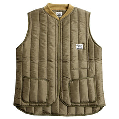 WARREN QUILT VEST - OLIVE - May club