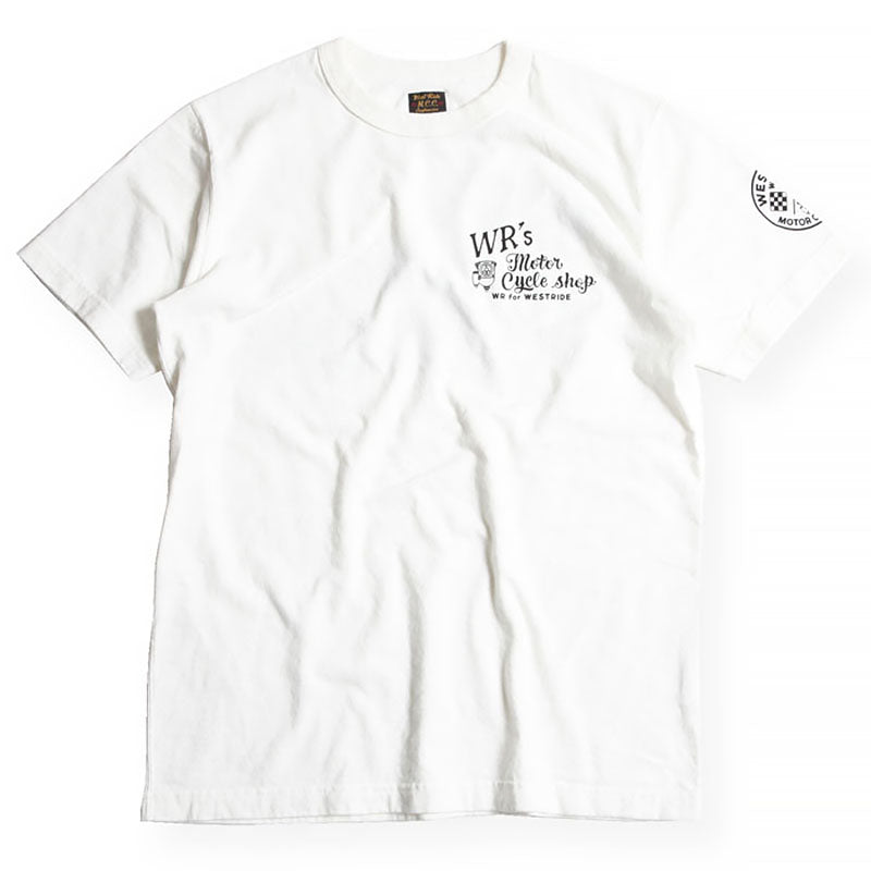 "WR FOR WEST RIDE" TEE - WHITE - May club