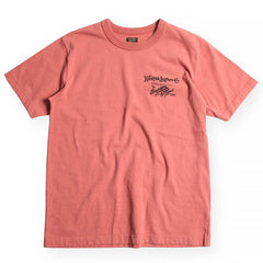 "WR LEATHER CO." TEE - D. PINK - May club