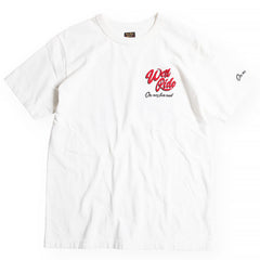 "WEST RIDE ONE MORE" TEE - WHITE - May club