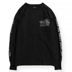 WR FOR WEST RIDE LONG SLEEVE TEE - BLACK - May club