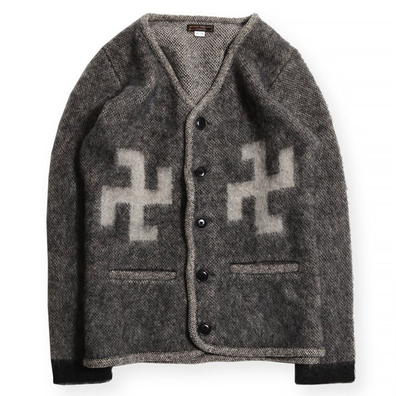 SWASTIKA MOHAIR CARDIGAN - May club