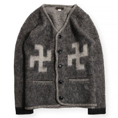 SWASTIKA MOHAIR CARDIGAN - May club