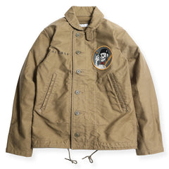 LIGHT DECK JACKET - OLIVE - May club