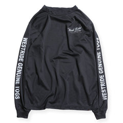 POWER DRY LONG TEE - GENUINE BLACK - May club