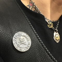 May club -【CxTxM】BIKERS UNITED BADGE - SILVER 925