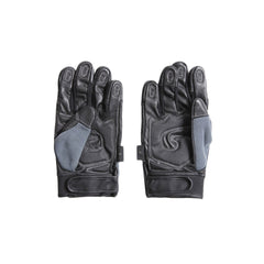 May club -【WESTRIDE】TEXTILE GLOVE - CROSS FLAGS（GREY）