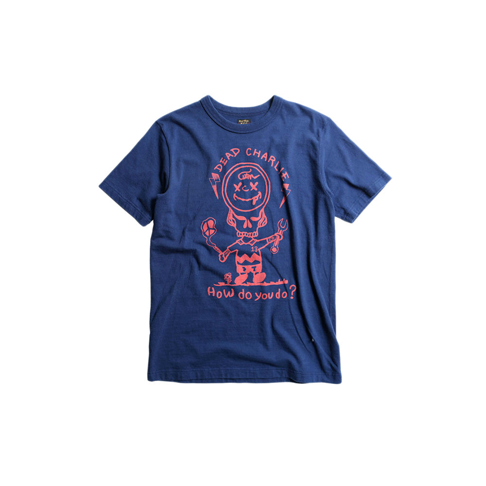 May club -【WESTRIDE】"HOW DO YOU DO" TEE - NAVY