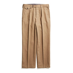 ACV-TR02KT SINGLE-PLEATED COTTON ARMY TROUSERS - May club