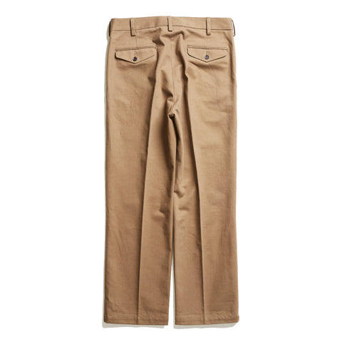 ACV-TR02KT SINGLE-PLEATED COTTON ARMY TROUSERS - May club