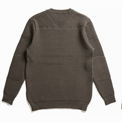 ACV-KN01 PADDED WAFFLE COTTON KNIT - ARMY GREEN - May club