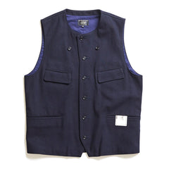 ACV-WCT01CWH HERRINGBONE WAISTCOAT - May club