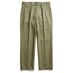 ACV-TR02TW SINGLE PLEATED COTTON TWILL TROUSERS - May club