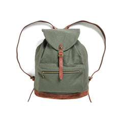 ACV-BG04 ARMY SERGE BACKPACK - ARMY GREEN - May club