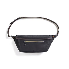 ACV-BG03 ARMY SERGE WAIST BAG - BLACK - May club