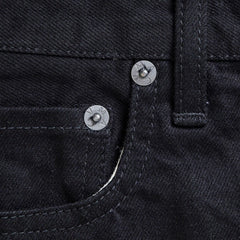 ACV-P01 TAPERED DENIM - BLACK - May club