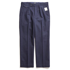 ACV-TR02CWH SINGLE-PLEATED HERRINGBONE TROUSERS - May club