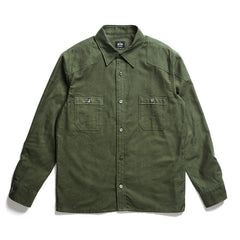 ACV-SH01LM PADDED LIGHT MOLESKIN SHIRT - ARMY GREEN - May club