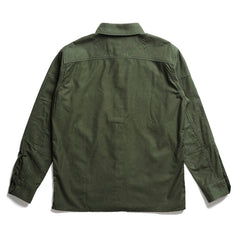 ACV-SH01LM PADDED LIGHT MOLESKIN SHIRT - ARMY GREEN - May club