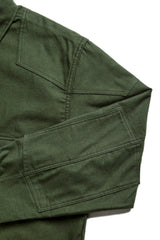 ACV-SH01LM PADDED LIGHT MOLESKIN SHIRT - ARMY GREEN - May club