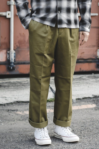 ACV-TR02TW SINGLE PLEATED COTTON TWILL TROUSERS - May club