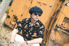 SOUVENIR WIND SS SHIRTS - BLK - May club