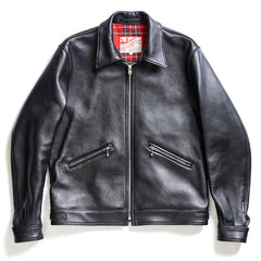 AD-14 SHEEPSKIN HUSKY JACKET - BLACK (茶芯) - May club