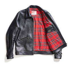 AD-14 SHEEPSKIN HUSKY JACKET - BLACK (茶芯) - May club