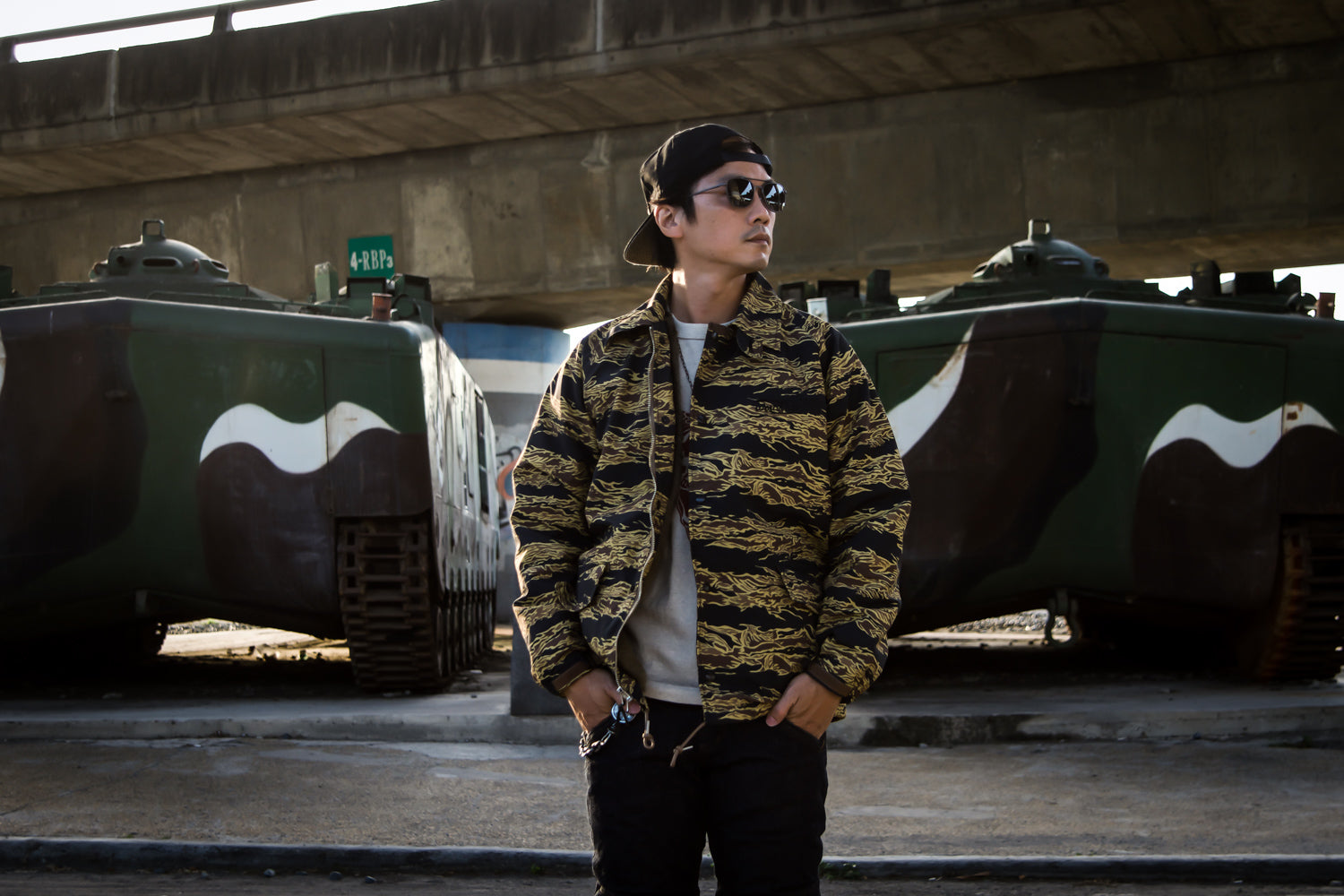 CYCLE FUR WINDBREAKER - TIGER CAMO - May club