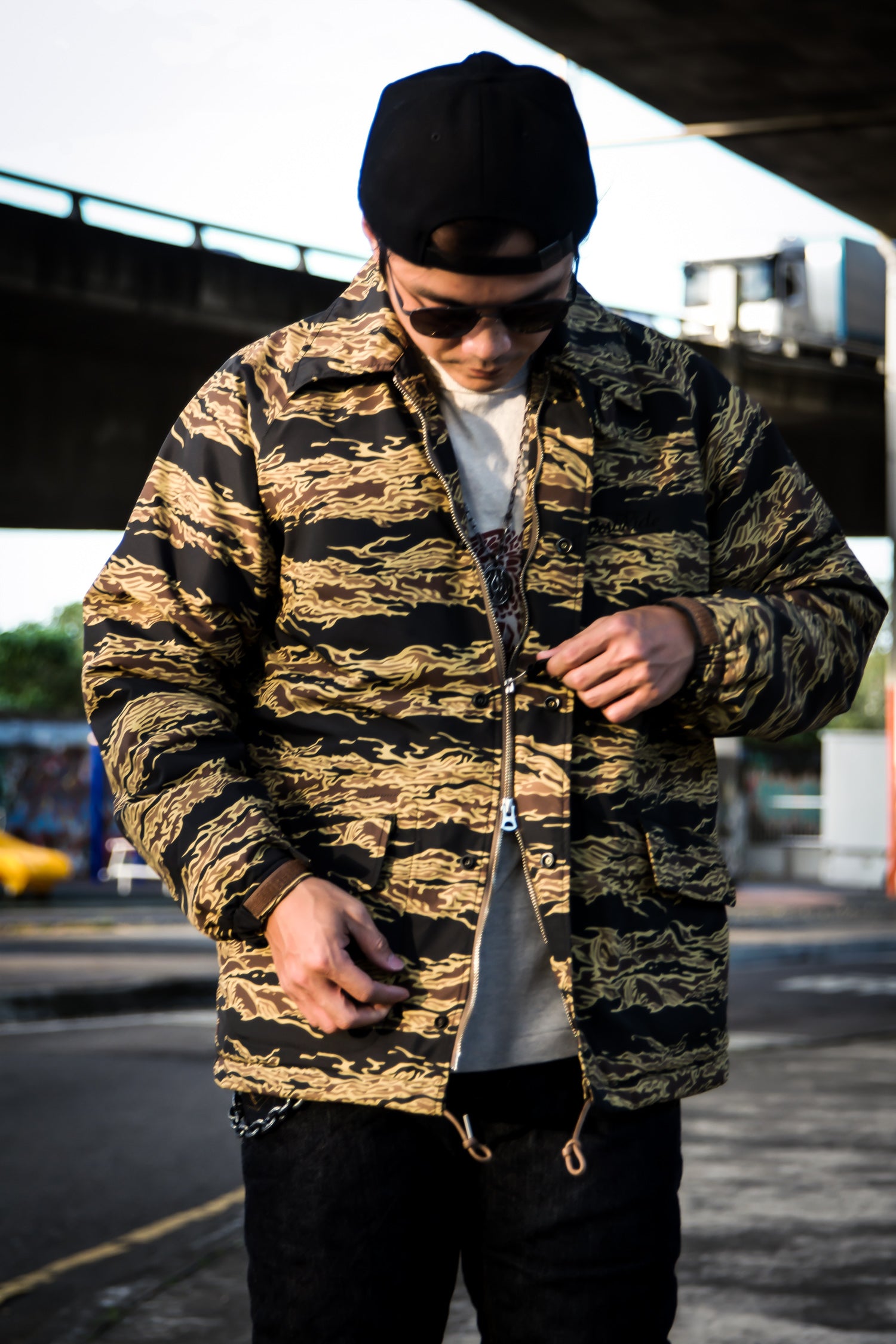 CYCLE FUR WINDBREAKER - TIGER CAMO - May club