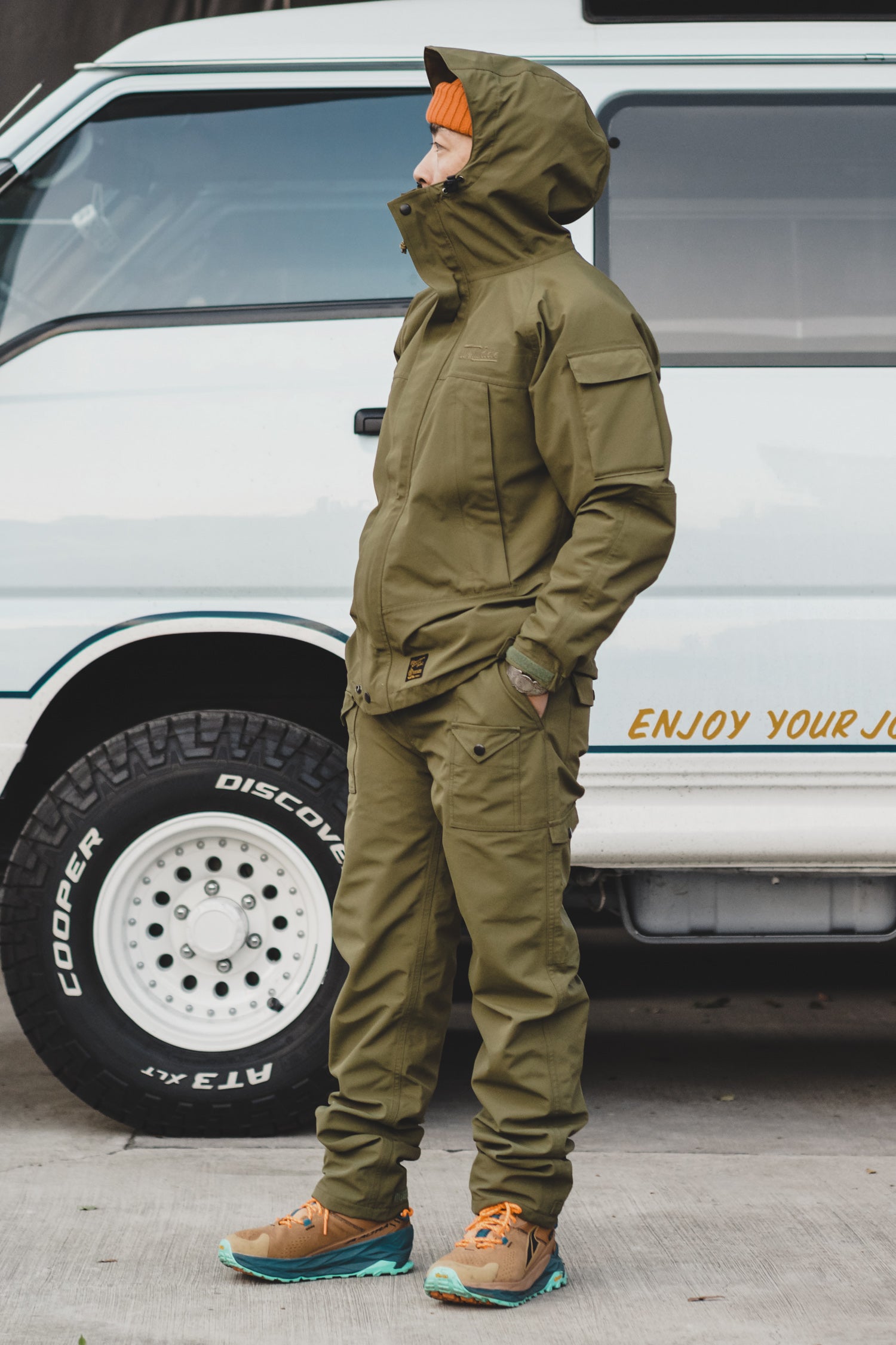 SUPPLEX PAN-AM RAIN PANTS - OLIVE - May club