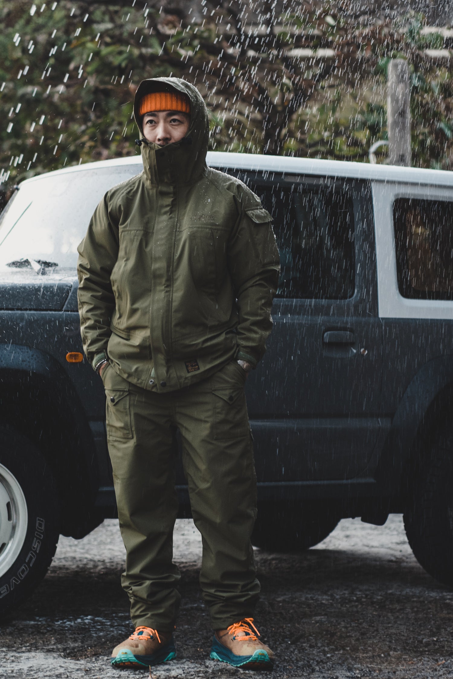 SUPPLEX PAN-AM RAIN PANTS - OLIVE - May club