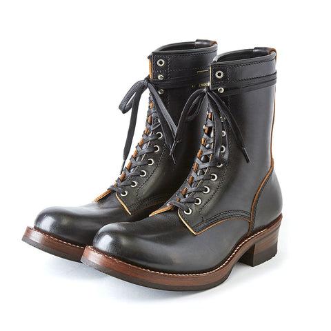 AB-02L-RD STEERHIDE LACE-UP BOOTS LONG - May club