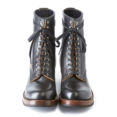 AB-02L-RD STEERHIDE LACE-UP BOOTS LONG - May club