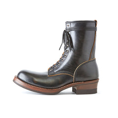 AB-02L-RD STEERHIDE LACE-UP BOOTS LONG - May club