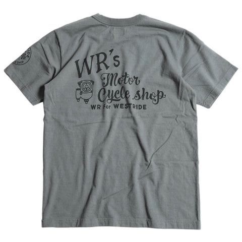 "WR FOR WEST RIDE" TEE - M. GRN