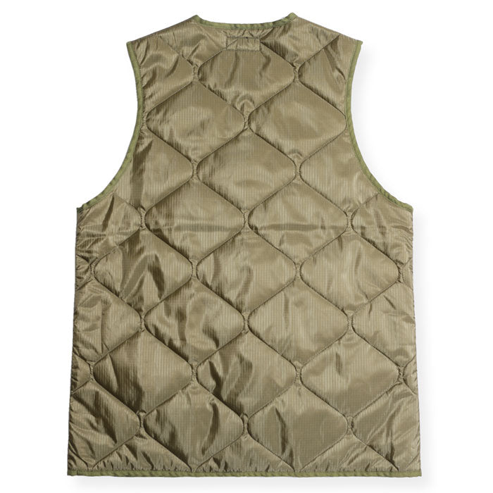 QUILTING INNER VEST - OLIVE - May club