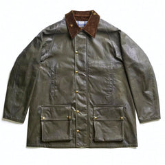 ACV-WX04 WAXED COTTON BRISTOL JACKET - OLIVE - May club