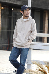 NGT MESH JACQUARD HOODIE - BEIGE - May club