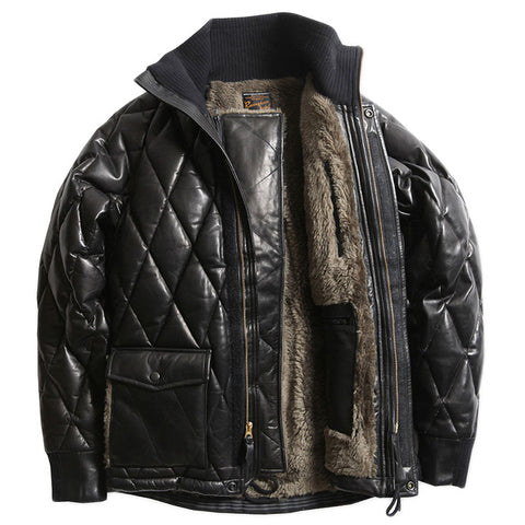 ALL NEW RACING DOWN JKT2 RELAX FIT with WIND GUARD - HORSEHIDE - May club